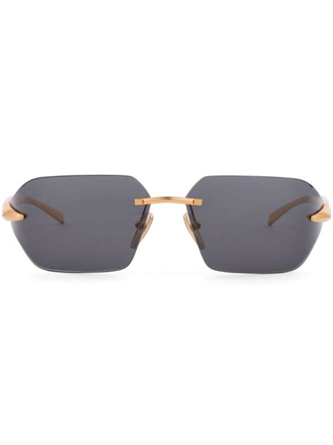 men black prada sunglasses|prada sunglasses men rimless.